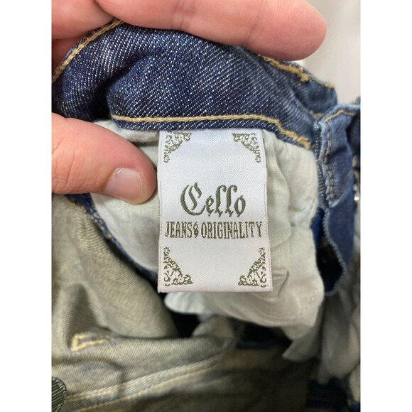 Cello Woman’s Jean's Blue Denim Straight Slim Leg 5-Pocket Size 0 x 32 - Picture 11 of 12